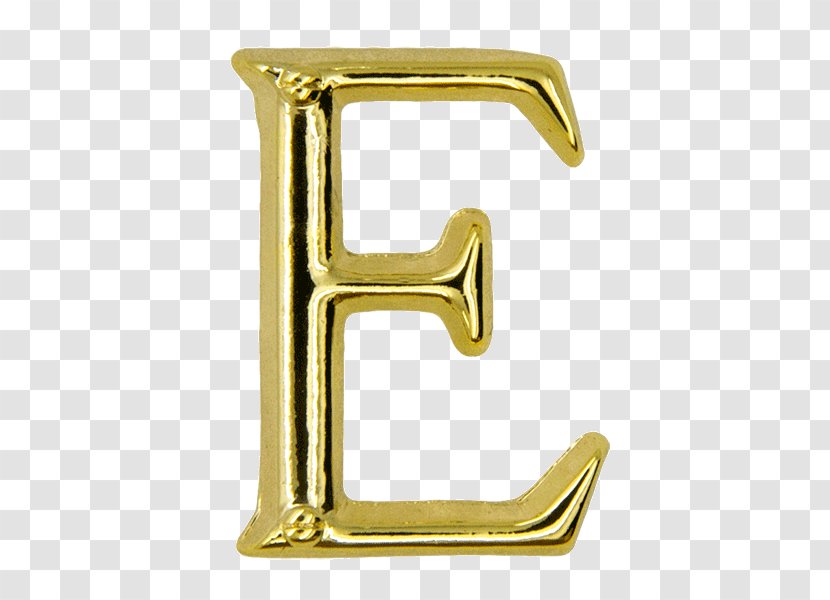 Paper Brass Pin Letter Font - Gold - Special Offer Transparent PNG