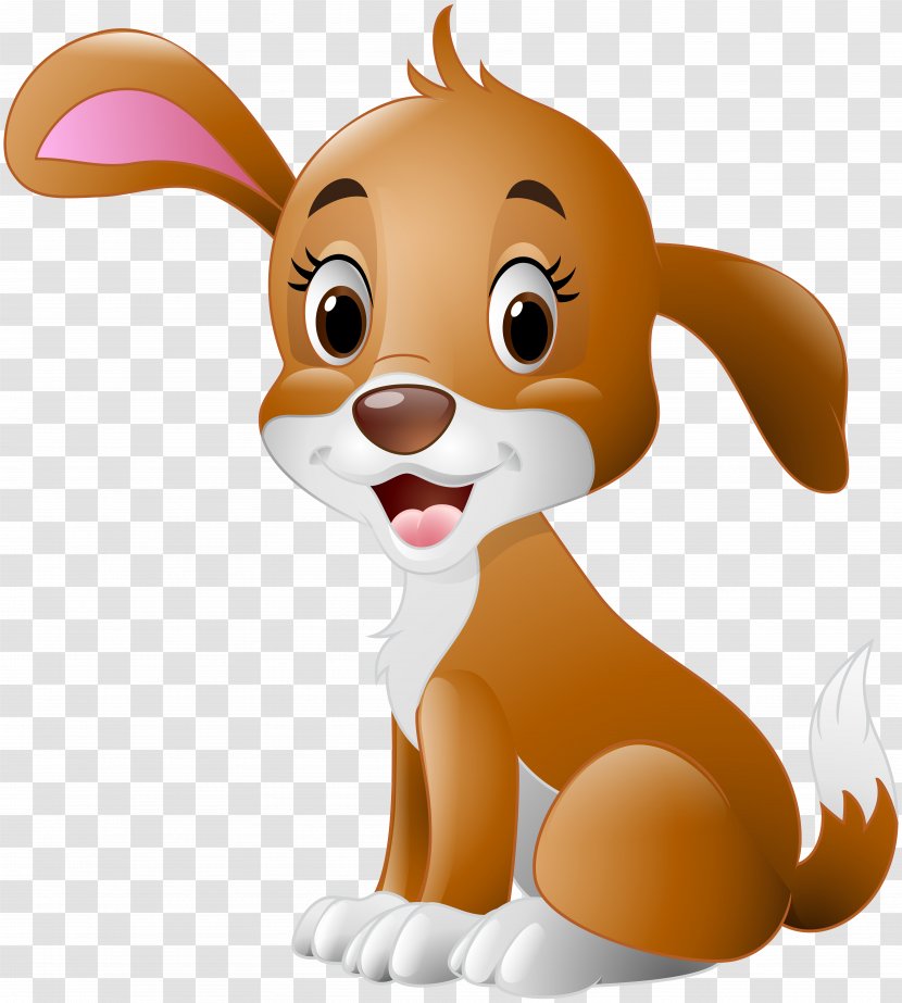 Dog Puppy Cartoon Cuteness - Cute Transparent PNG