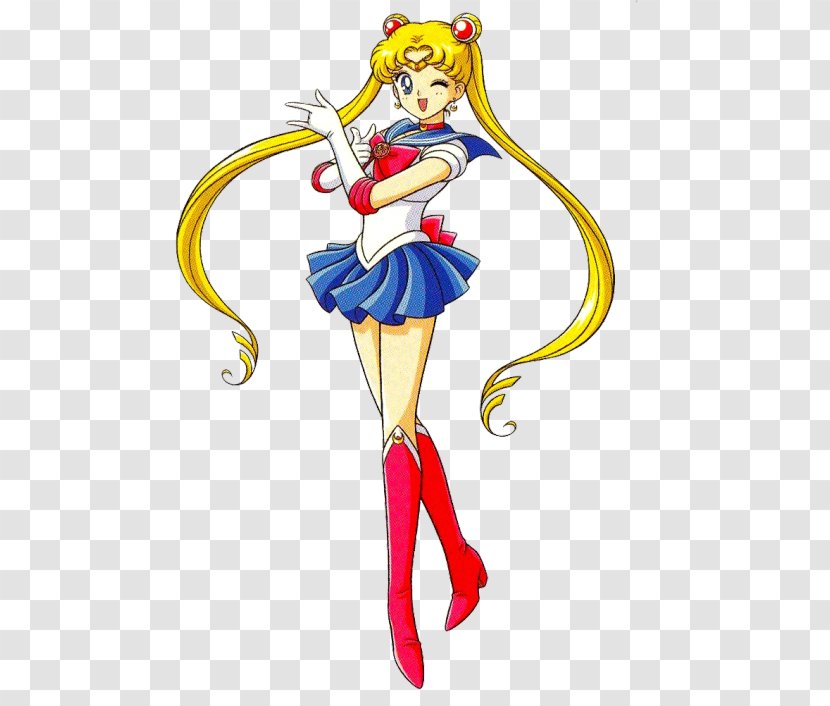 Sailor Moon Pluto Mercury Chibiusa Jupiter - Watercolor Transparent PNG