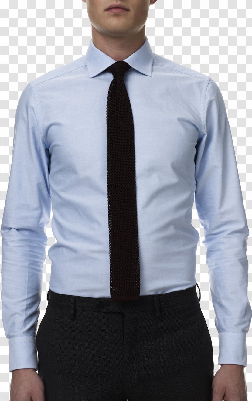 Necktie Dress Shirt Black Tie Suit - Sleeve - Image Transparent PNG