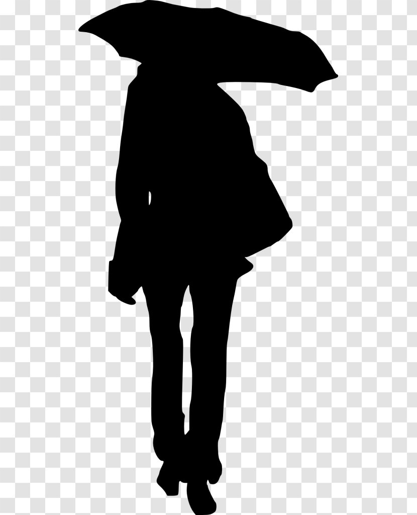 Silhouette Photography Black And White Clip Art - Woman Transparent PNG