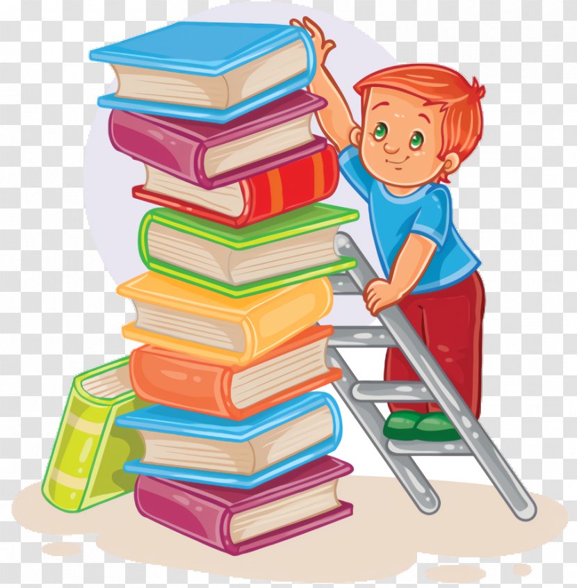 Boy Cartoon - Book - Toy Play Transparent PNG