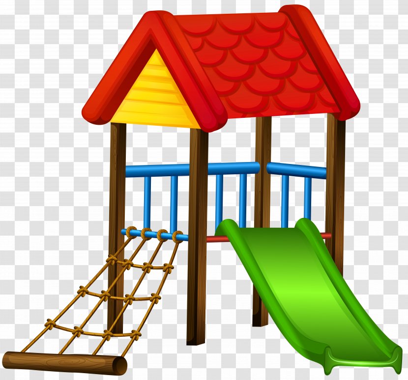 Playground Slide Drawing Park - Rooftop Transparent PNG