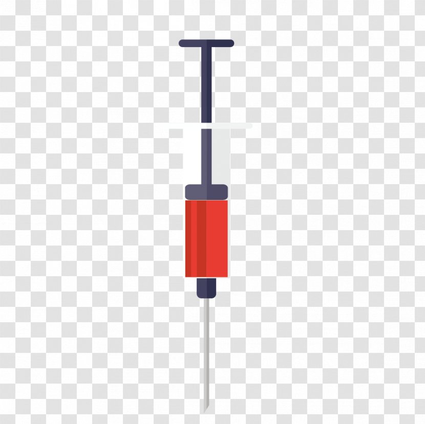 Sewing Needle Clip Art - Red - Vector Transparent PNG