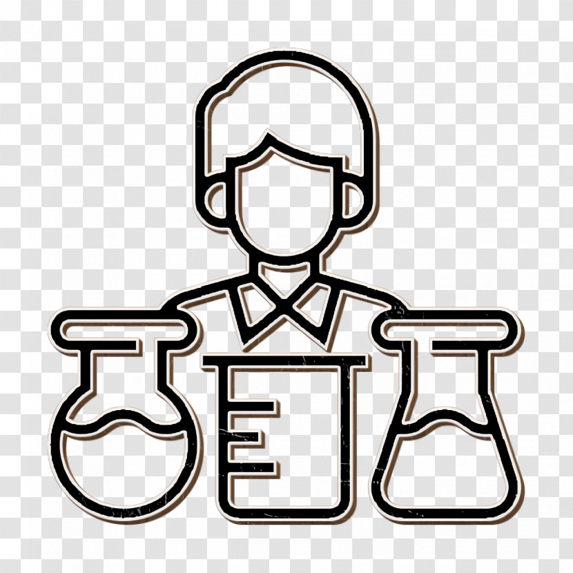 Scientist Icon Biochemistry Icon Laboratory Icon Transparent PNG