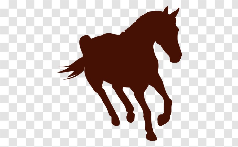 Horse Welsh Pony And Cob Silhouette - Colt - Farmer Transparent PNG