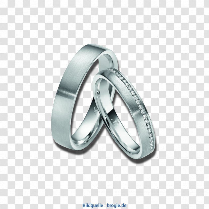 Wedding Ring Platinum Białe Złoto Geel Goud Transparent PNG