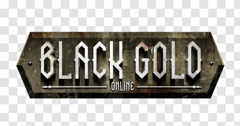Black Gold Online Brand Logo Game Font - Entertainment - And Transparent PNG