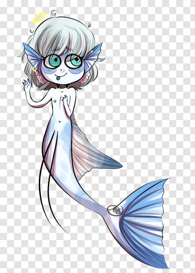 Fairy Marine Mammal Mermaid Clip Art - Watercolor Transparent PNG