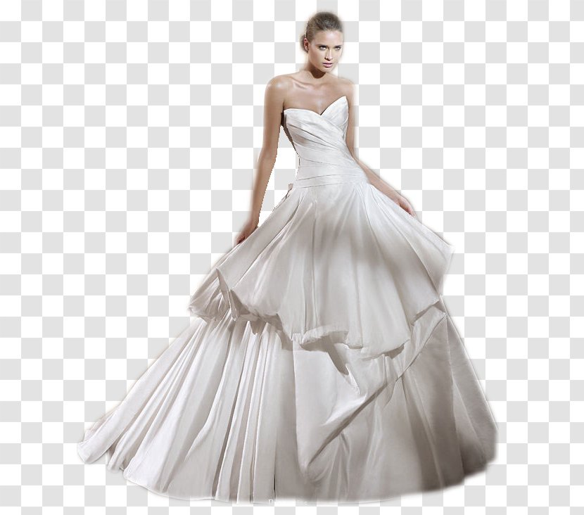 Wedding Dress Ball Gown Bride - Fashion Model Transparent PNG