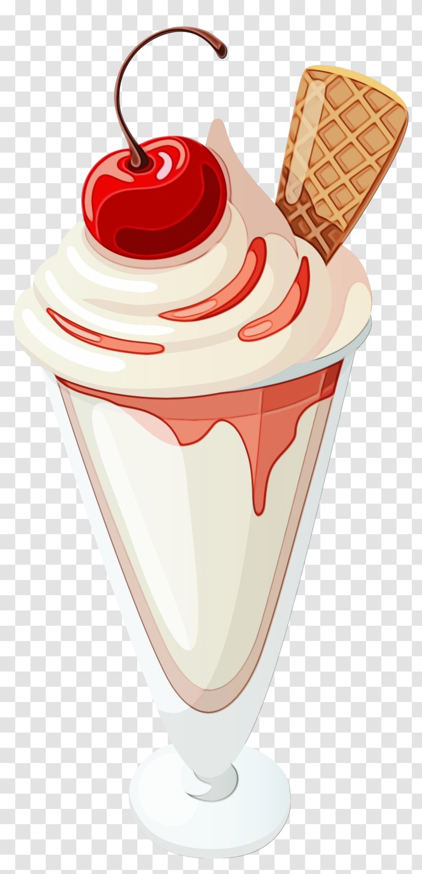 Ice Cream Cone Background - Gelato - Dish Transparent PNG