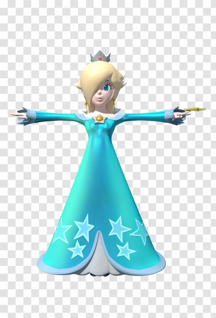 Super Smash Bros. For Nintendo 3DS And Wii U Rosalina Rendering - Action Figure Transparent PNG