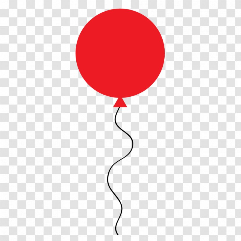 Balloon YouTube Clip Art - Red - Threading Transparent PNG