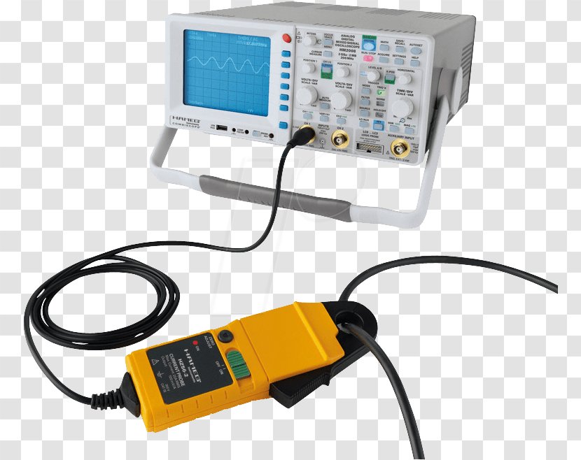 Battery Charger Oscilloscope Electronic Component Electrical Network Frequency - Electronics Accessory Transparent PNG