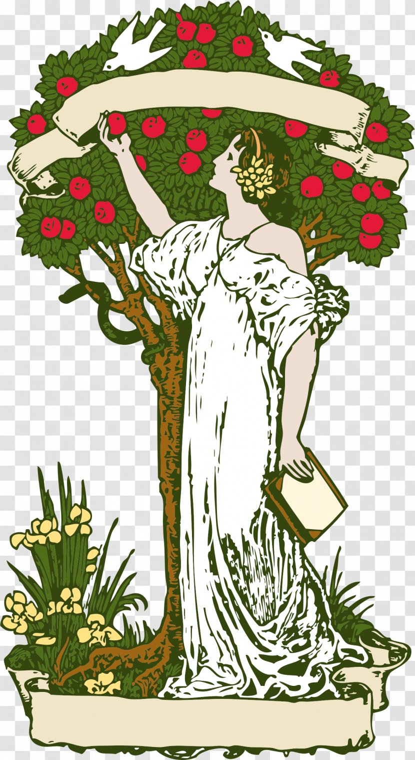 Book Of Genesis Tree The Knowledge Good And Evil Life Clip Art - Flora - Women Cliparts Transparent PNG