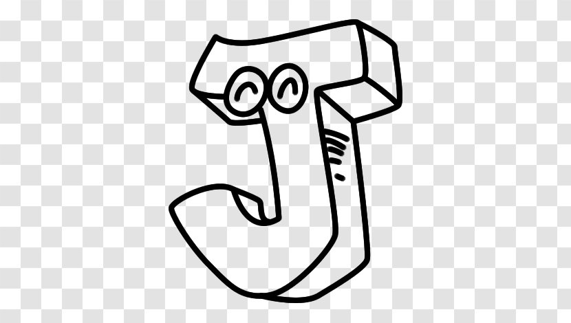 J Letter Drawing Bas De Casse Painting - Alphabet - Coloring Book Transparent PNG