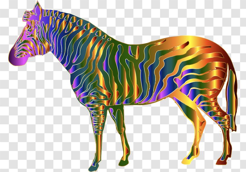 Quagga Mane Mustang Zebra Clip Art - Organism Transparent PNG
