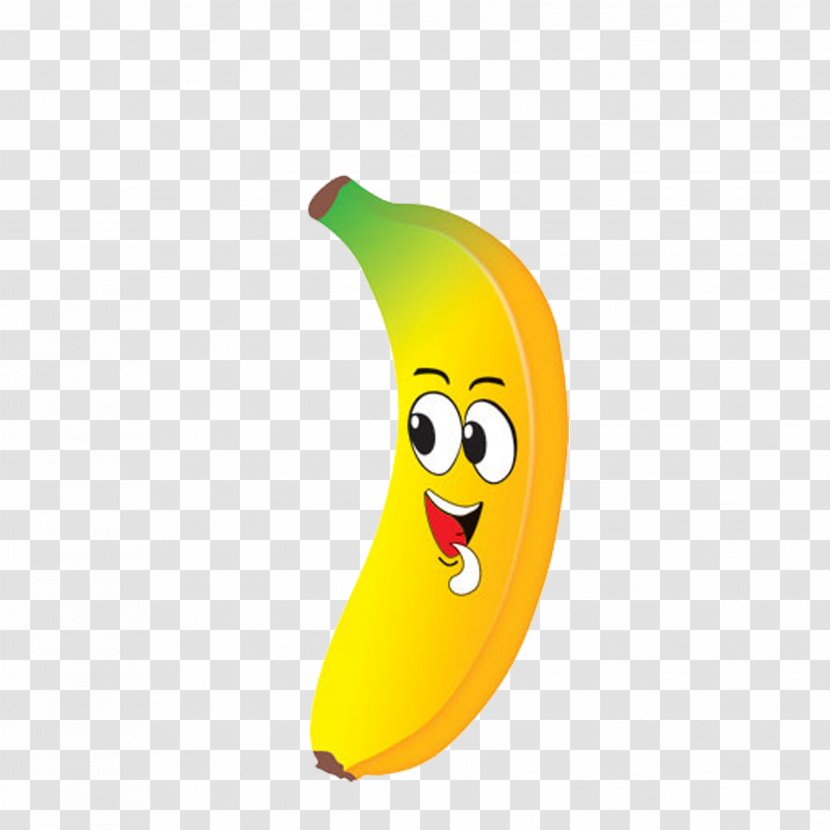 Banana Cartoon Fruit - Plant Transparent PNG