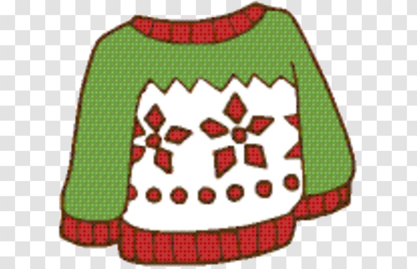 Red Christmas Tree - Sweater Transparent PNG
