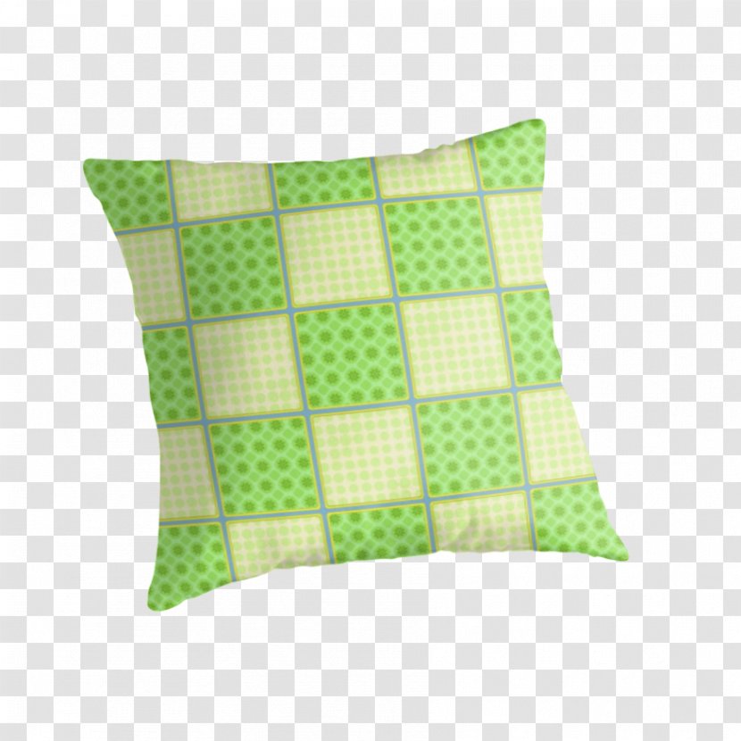 Cushion Throw Pillows Green Patchwork Pattern - The Board Is Beautifully Decorated And Patterned Transparent PNG