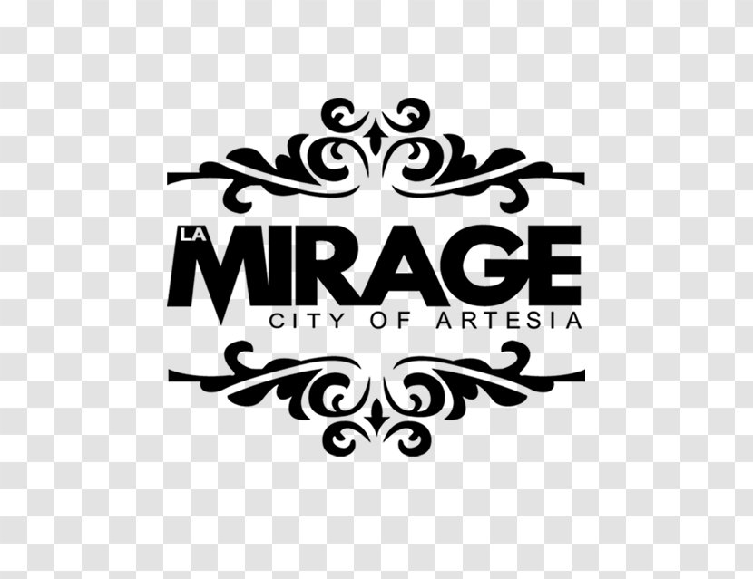 La Mirage Logo Nightclub Cerritos - Monochrome Photography - Night Club Event Transparent PNG