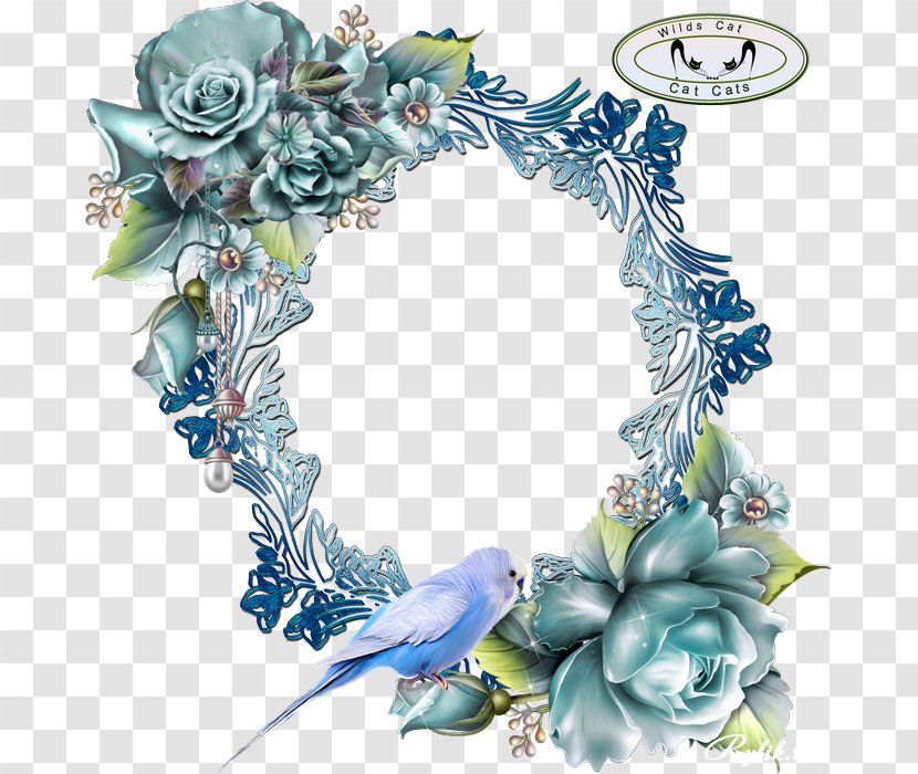 Cut Flowers Centerblog Wreath - Picture Frame - Flower Transparent PNG