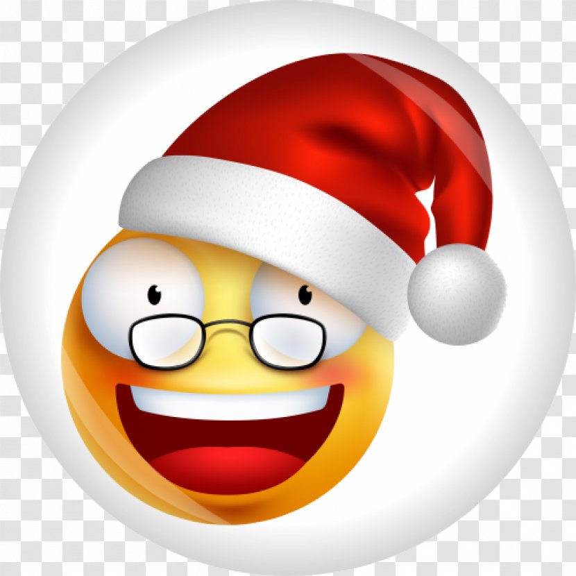 Smiley Santa Claus Emoticon Emoji Christmas Transparent PNG