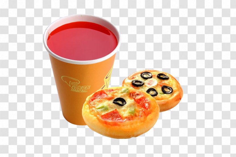 Tea Pizza Fast Food - Vector And Transparent PNG