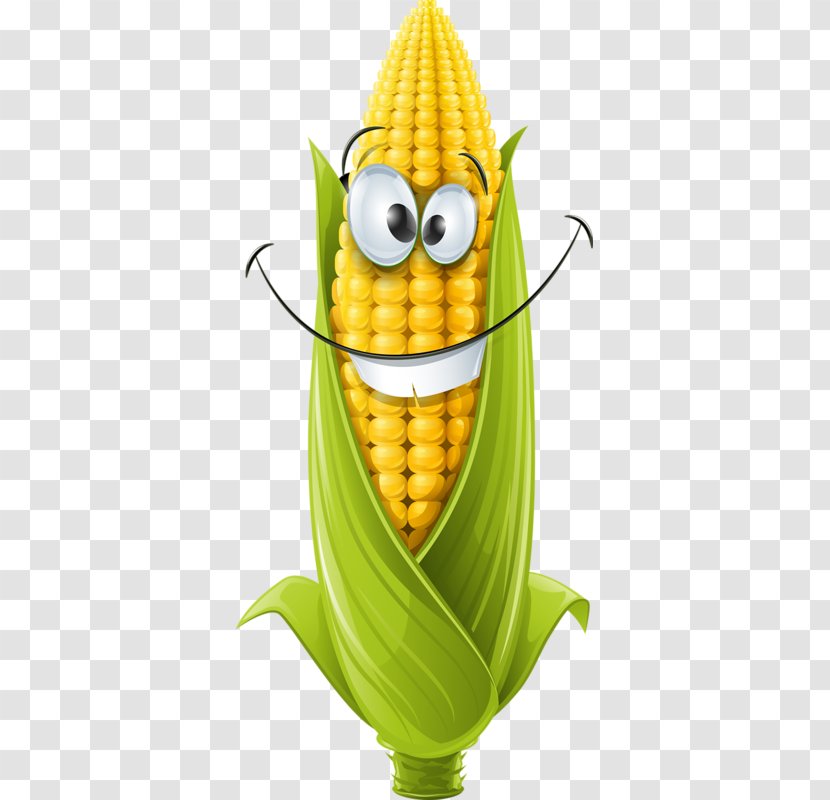 Corn On The Cob Corncob Maize Clip Art - Ingredient - Delicious Transparent PNG