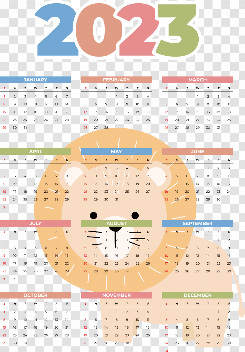 Calendar 2023 Almanac June Month Transparent PNG
