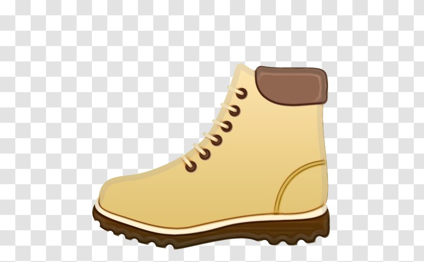 Shoe Footwear - Yellow - Outdoor Steeltoe Boot Transparent PNG
