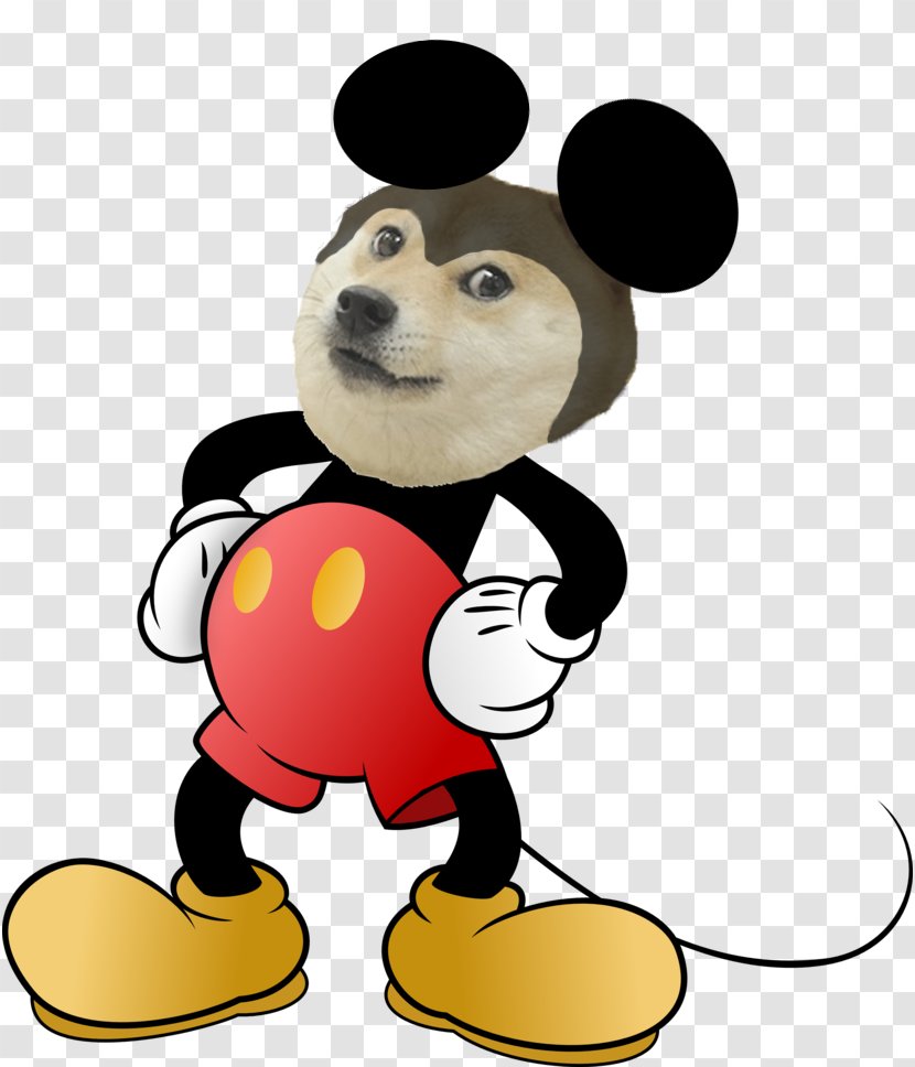 Mickey Mouse Pluto Minnie YouTube The Walt Disney Company - Doge Transparent PNG