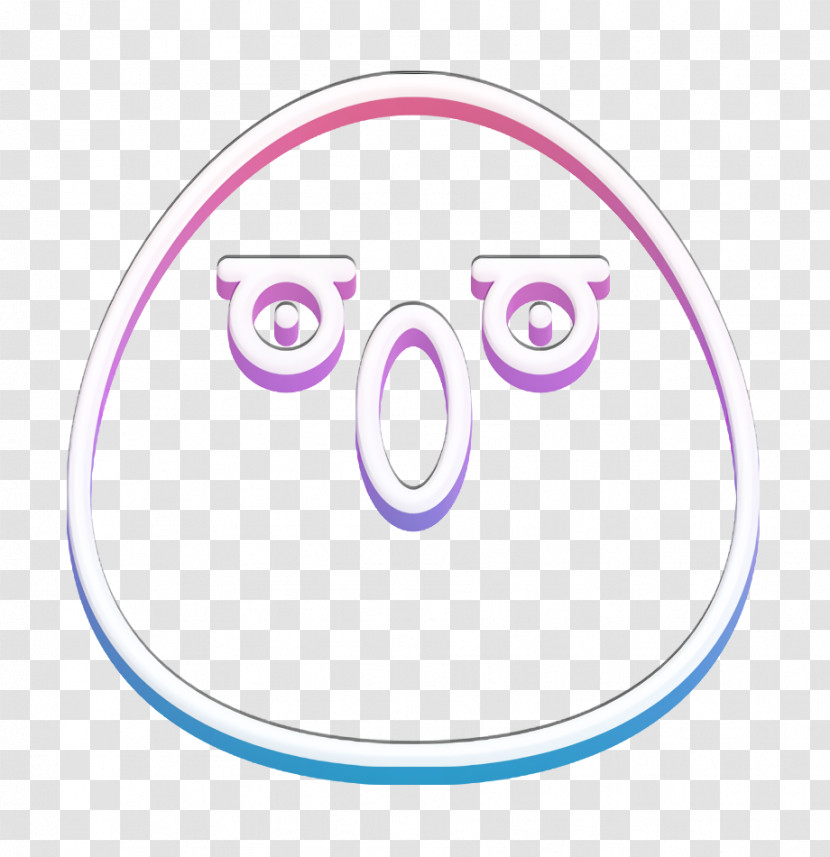 Emoji Icon Amazed Icon Transparent PNG