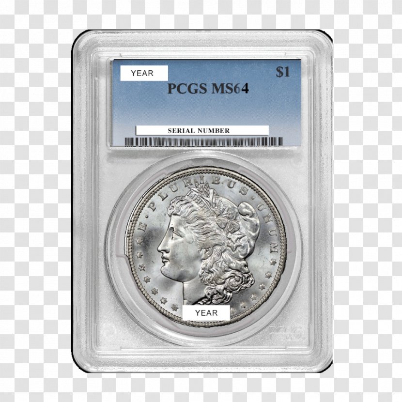 Dollar Coin Silver Morgan - Money Transparent PNG