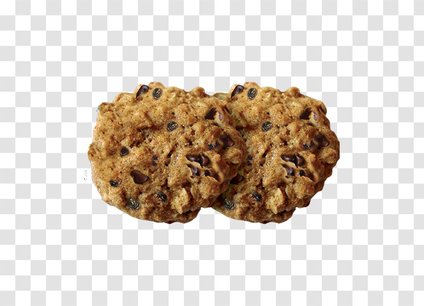 Oatmeal Raisin Cookies Chocolate Chip Cookie Crisp Chocolate-covered - Dough Transparent PNG