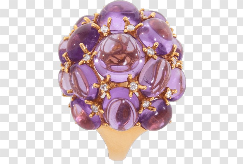 Amethyst Piccadilly Arcade Jewellery Brooch - Omnidirectional Camera Transparent PNG