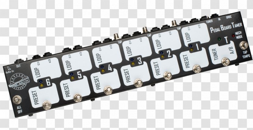 Effects Processors & Pedals Pedalboard Loop Pedaal Guitar - Silhouette Transparent PNG