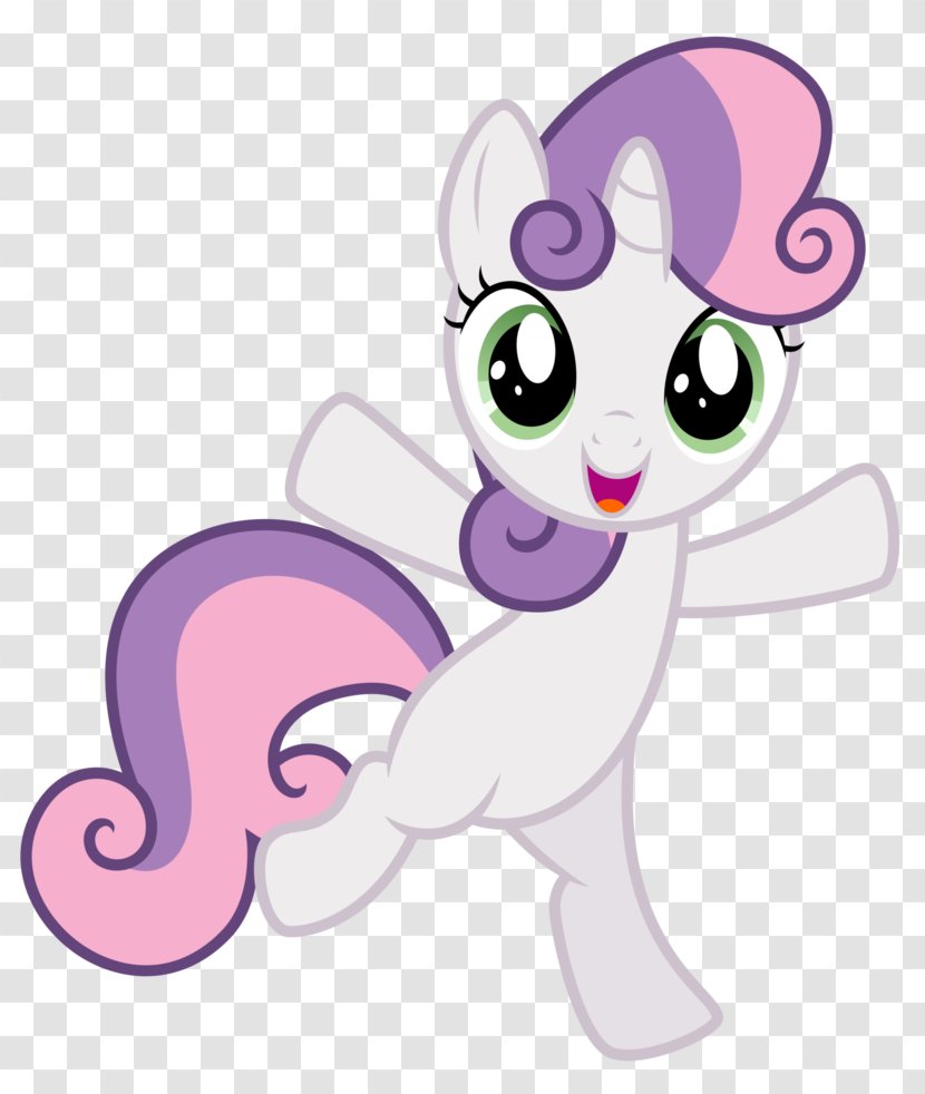 Sweetie Belle Pony Twilight Sparkle Cutie Mark Crusaders Apple Bloom - Cartoon Transparent PNG
