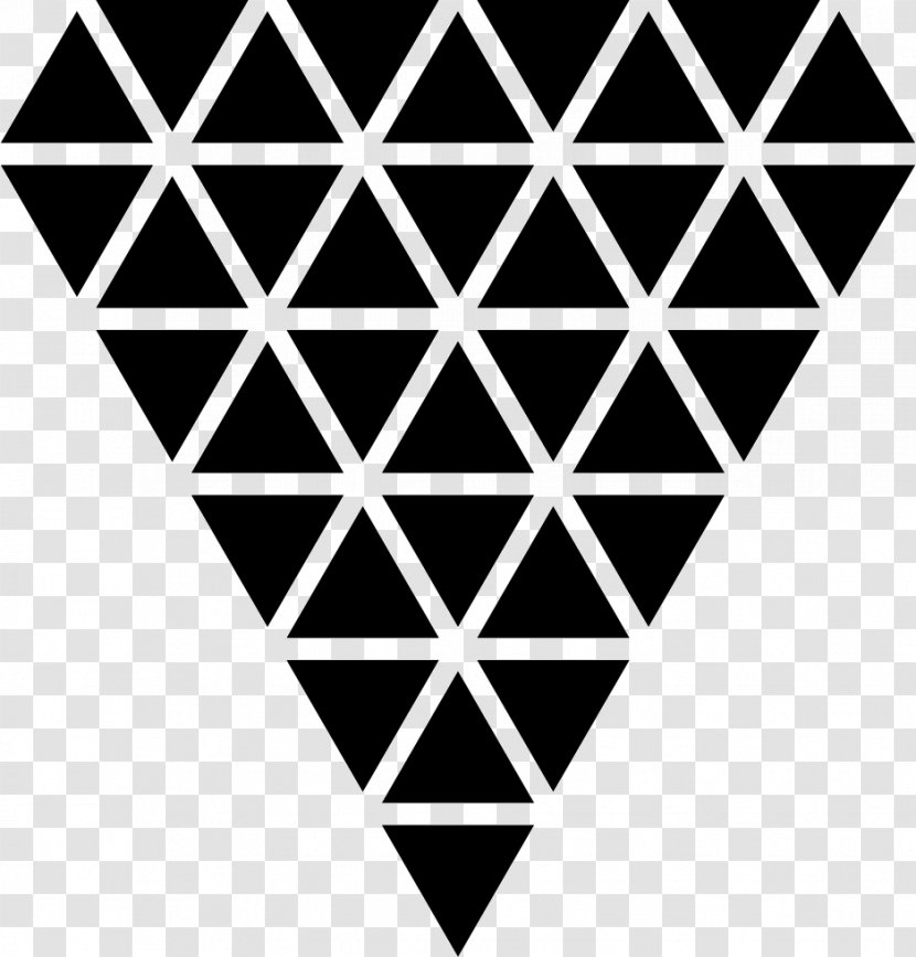 Triangle Shape Polygon Triangular Number - Sierpinski Transparent PNG