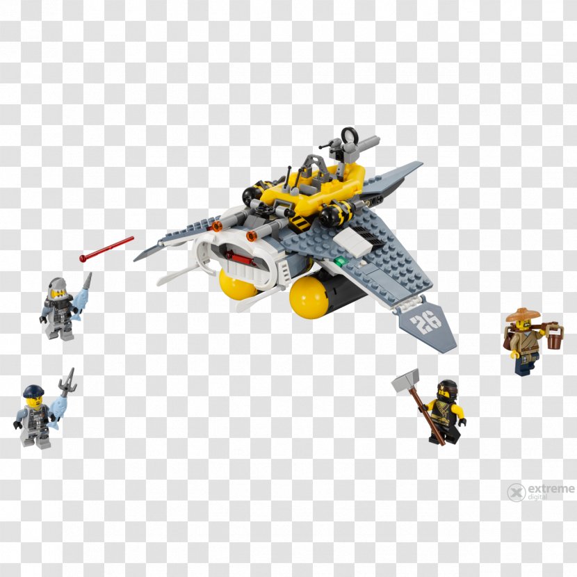 LEGO 70609 THE NINJAGO MOVIE Manta Ray Bomber Lego Minifigure Toy - 70629 The Ninjago Movie Piranha Attack Transparent PNG