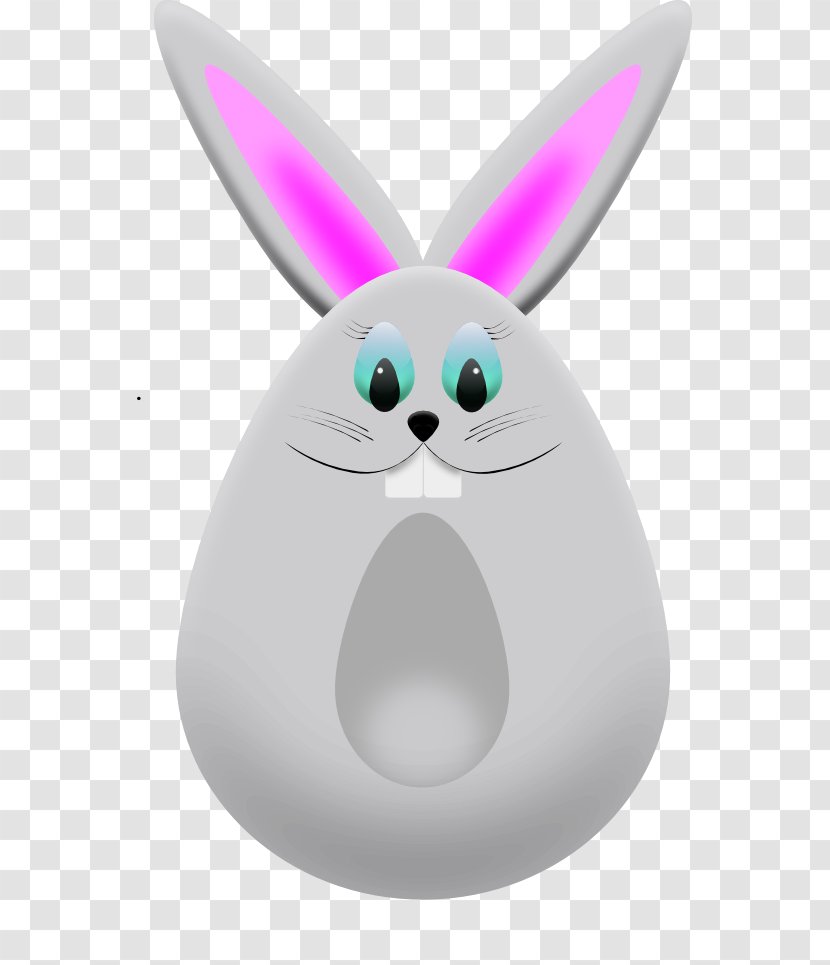 Easter Bunny Egg Rabbit Clip Art - Graphics Transparent PNG