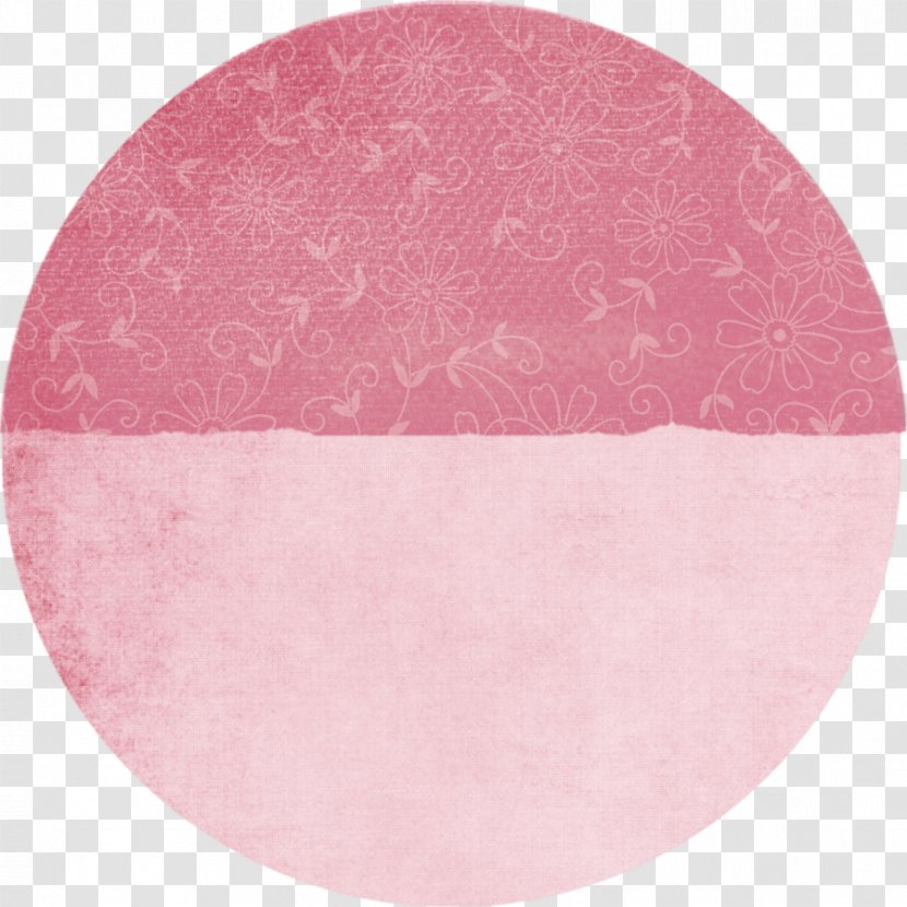 Pink Circle - Color - Lable Transparent PNG