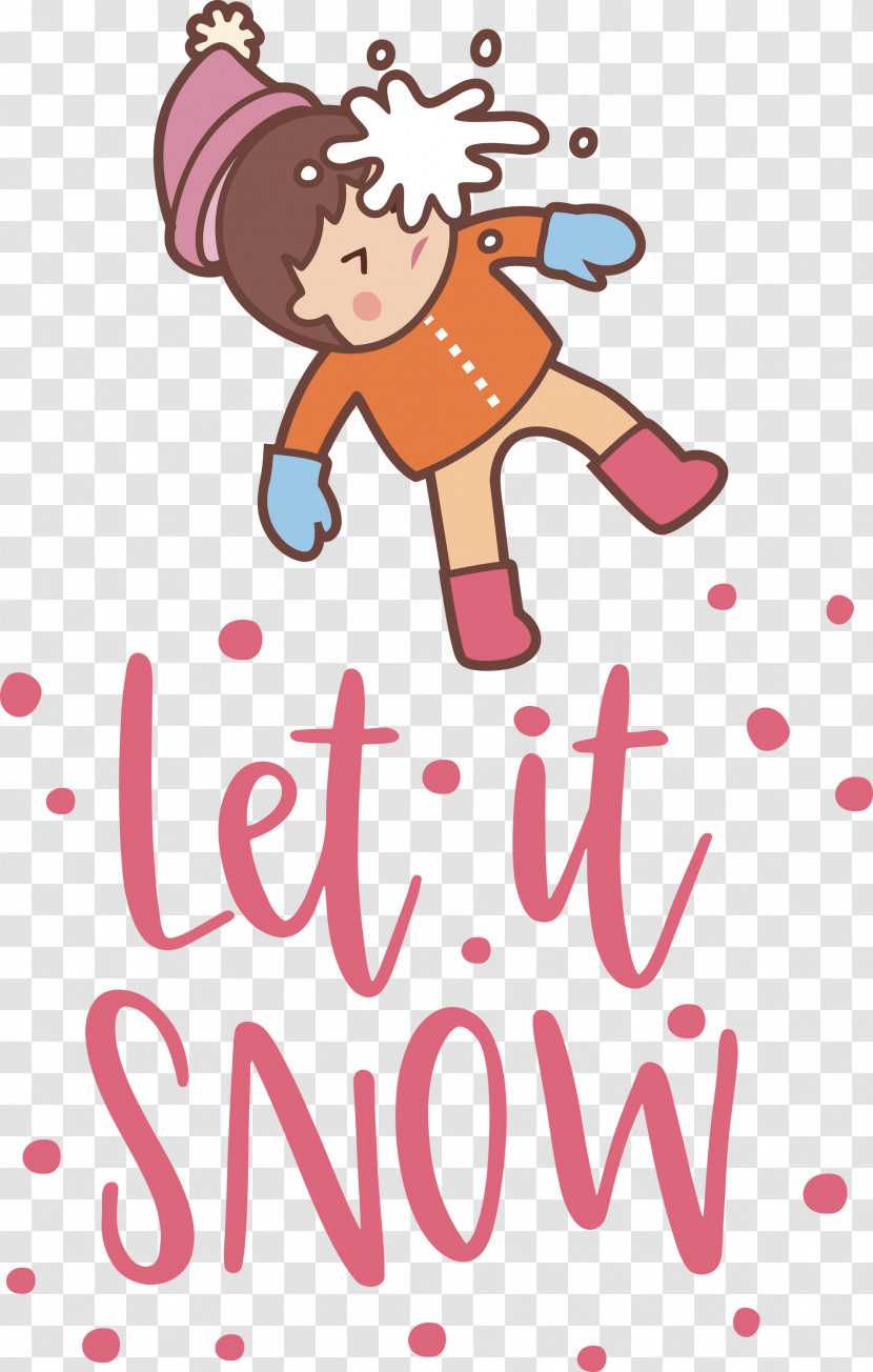 Let It Snow Snow Snowflake Transparent PNG