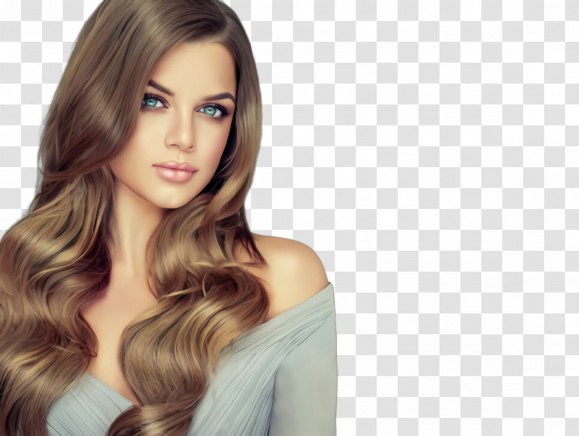 Hair Face Hairstyle Blond Hair Coloring Transparent PNG