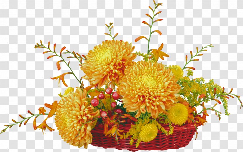Chrysanthemum Cut Flowers Floristry Flower Bouquet - Fruit Transparent PNG