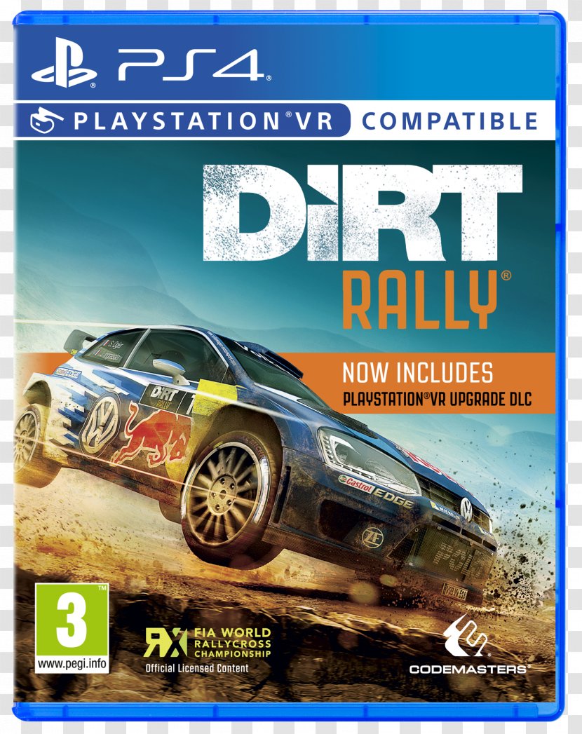 Dirt Rally PlayStation 4 VR Batman: Arkham Virtual Reality - Race Car Transparent PNG