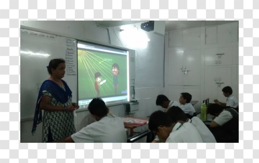 Display Device Training Multimedia Presentation Seminar - Campus Environment Transparent PNG