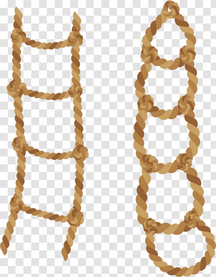 Ladder Rope Stairs Euclidean Vector - Wood - Mosaic Transparent PNG