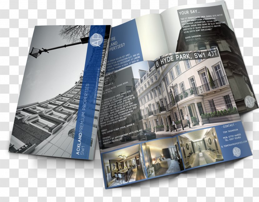 Brochure Sales Brand - Real Estate Transparent PNG