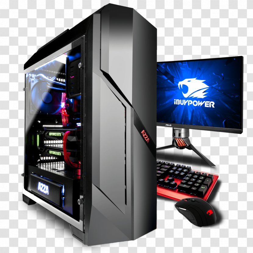Computer Cases & Housings Power Supply Unit Desktop Computers Gaming Intel Core I7 - Component - Ibuypower Pcs Transparent PNG